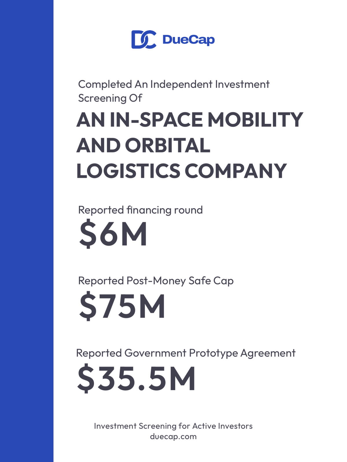 In-Space Mobility and Orbital Logistics Company